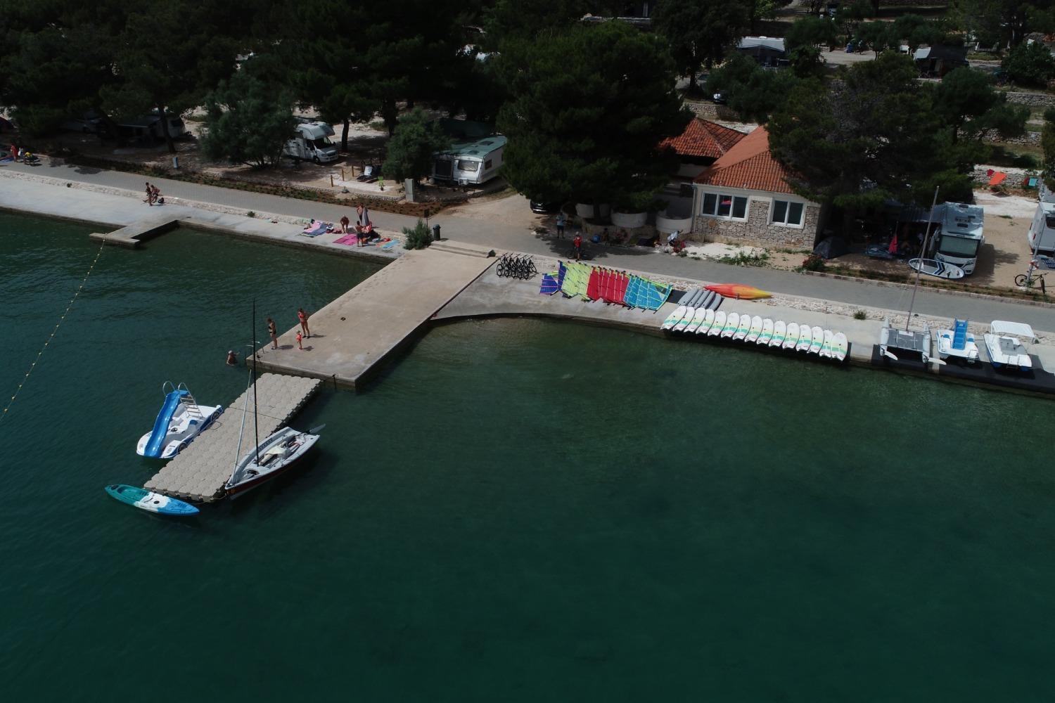 Mobilheim Andrea Wunderschoene Ferienwohnung Direkt Am Meer Jezera Exteriör bild